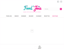 Tablet Screenshot of foodjoie.com